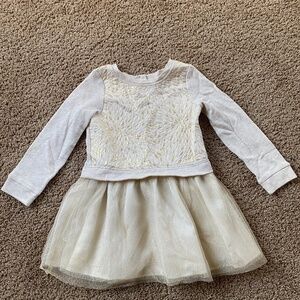 Girls gold dress